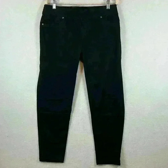 Da-Sh  Women’s Pants Size 8 Black Cotton & Spandex Casual - Picture 1 of 8
